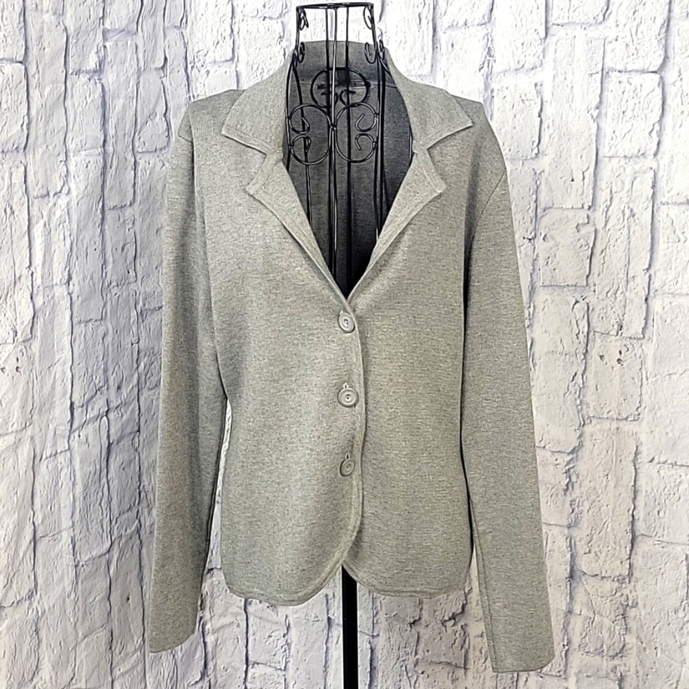 CYRUS Gray Button Up Women's Cardigan Sweater‎ Medium